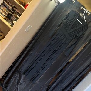 Elegant Black Long Sleeve Dress